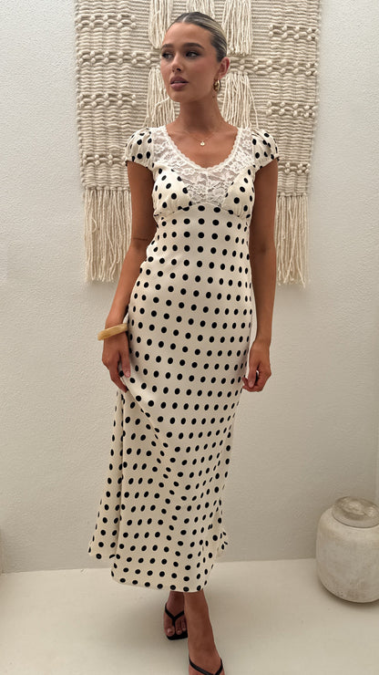 Esme Maxi Dress - Polka Dot
