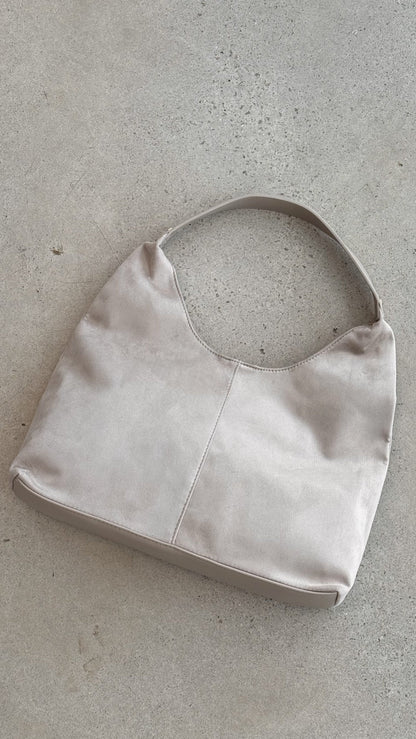 Tammy Shoulder Bag - Mist Suede
