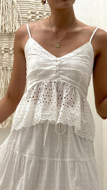 Majella Top - White