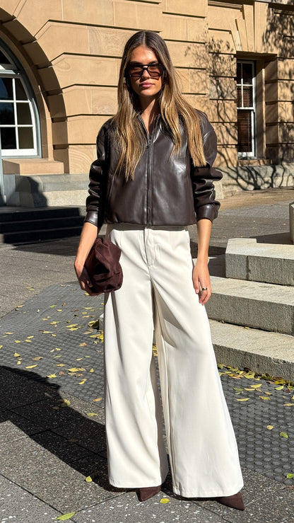 Maeva Tailored Pants - Beige