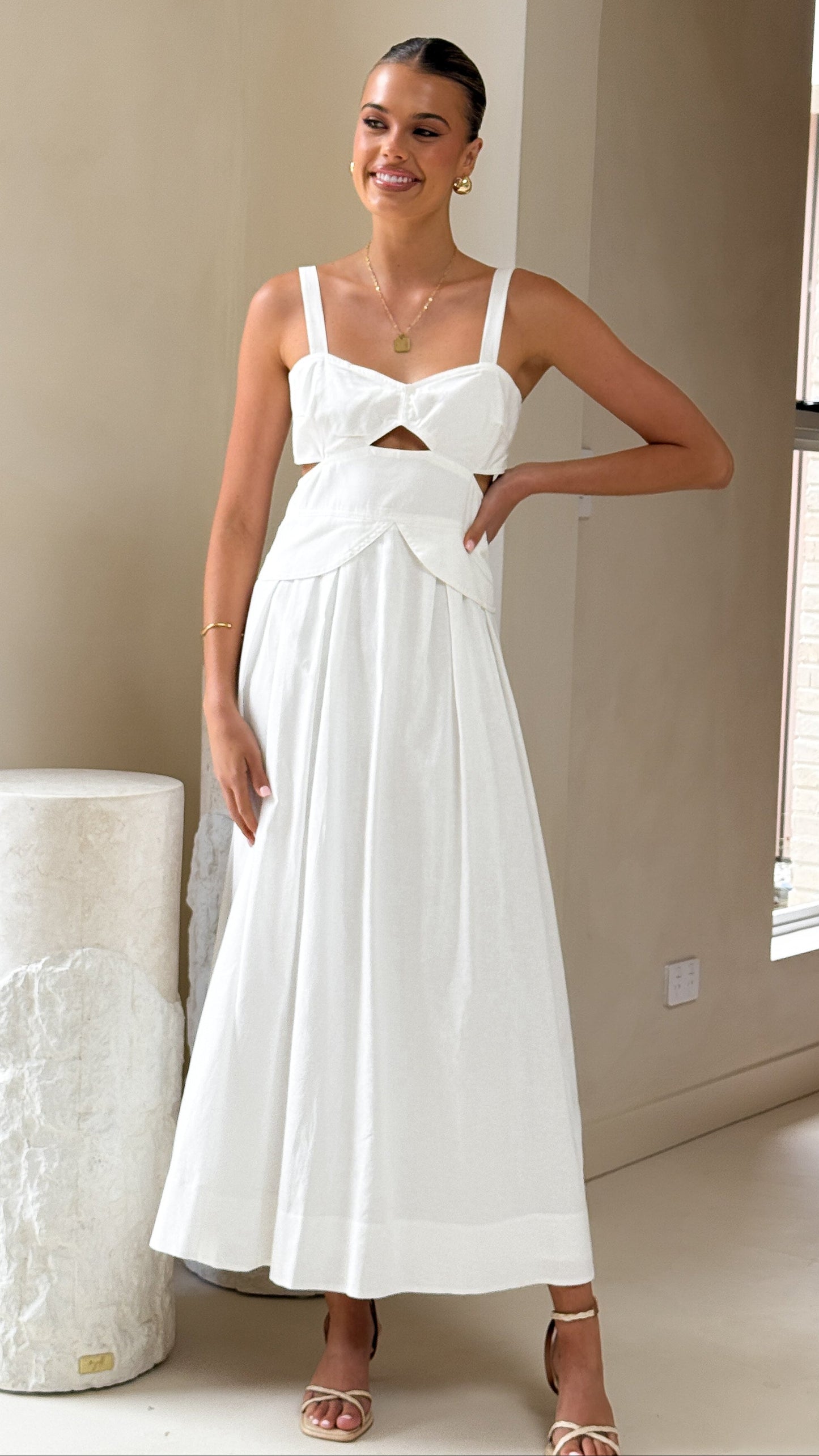 Harleigh Maxi Dress - White