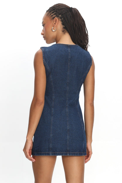 LIONESS L'Esprit Mini Dress Indigo