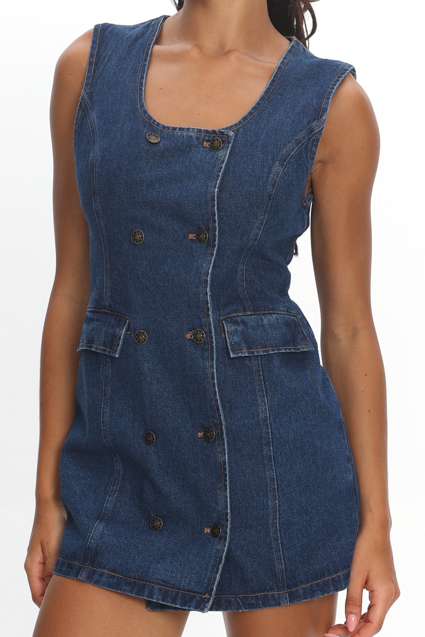 LIONESS L'Esprit Mini Dress Indigo