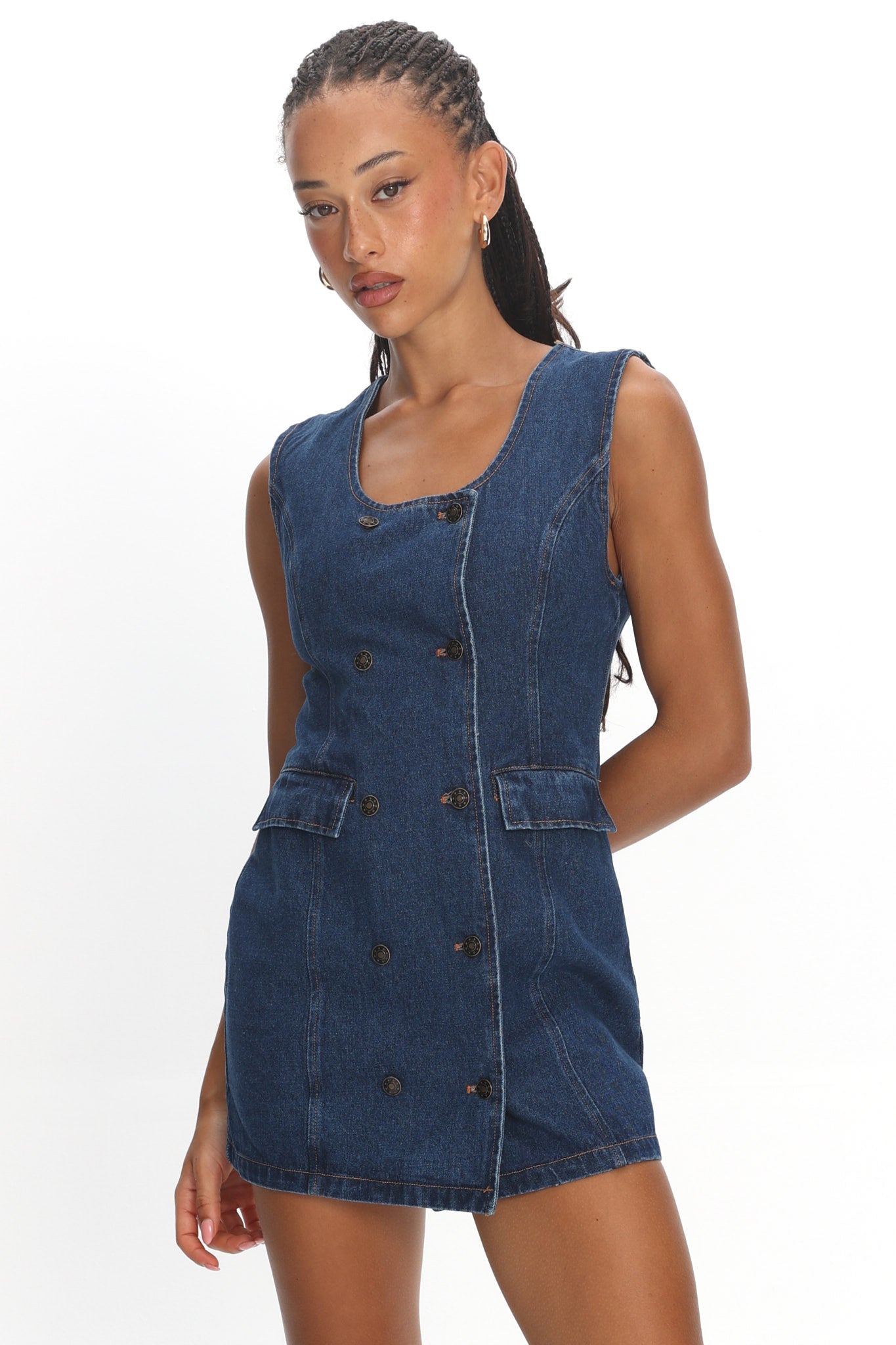 LIONESS L'Esprit Mini Dress Indigo