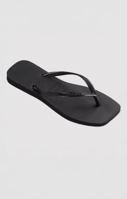 Havaianas Slim Square Thong ~ Black