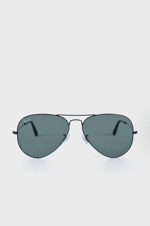 Black Classic Aviator Sunglasses
