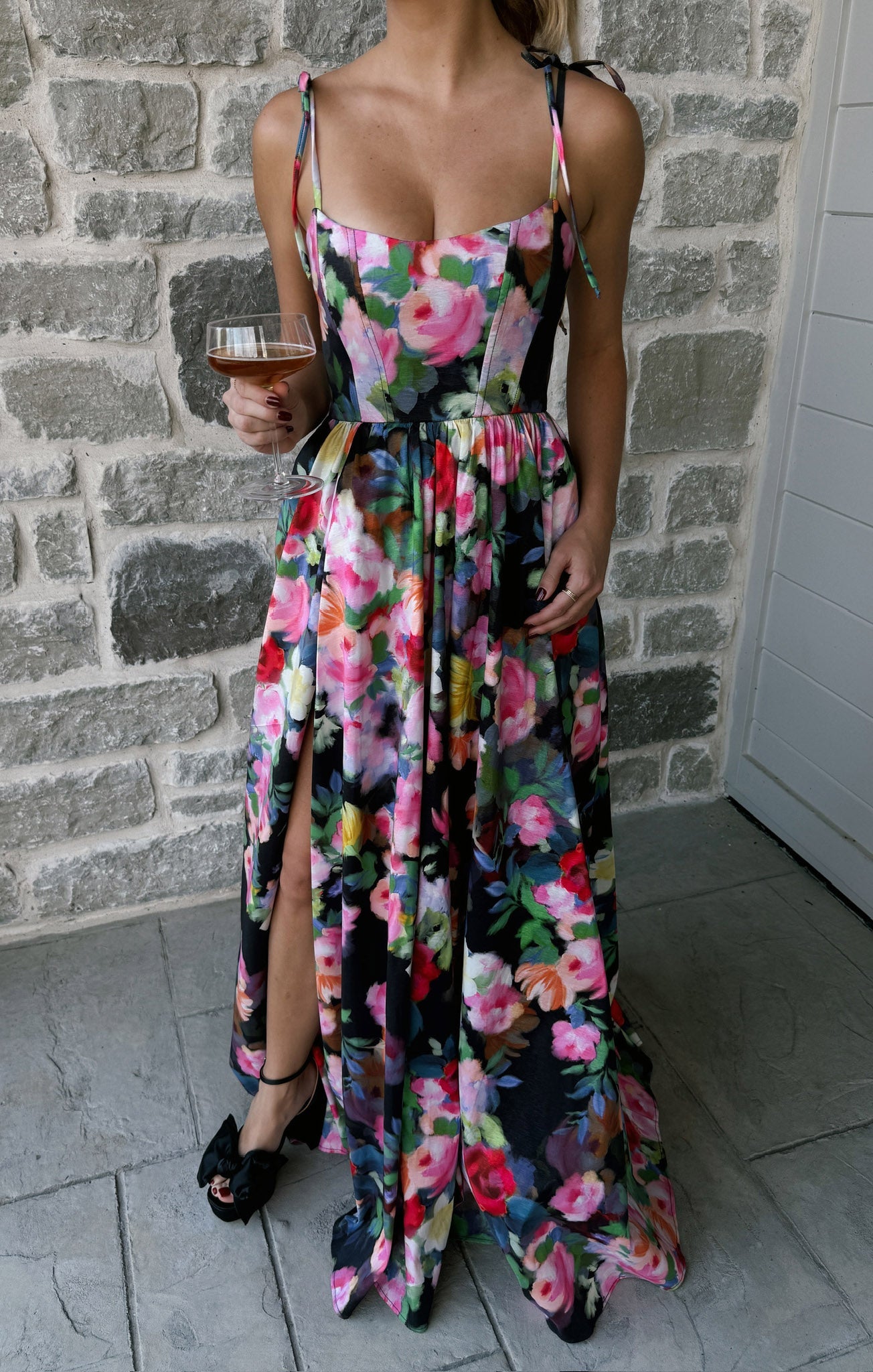 Juliet Maxi Dress ~ Moonlit Garden Gala Taffeta