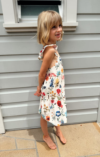 Dodd Ruffle Dress ~ French Floral
