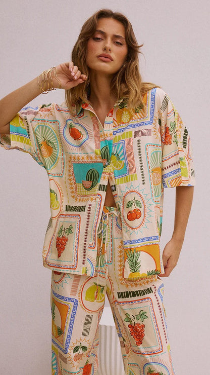 Agata Shirt - Agata Print