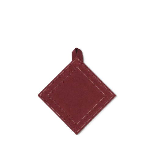 Suede Potholder in Eggplant