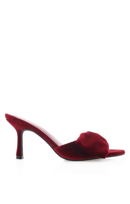 Billini Xandi Heel ~ Cherry Velvet