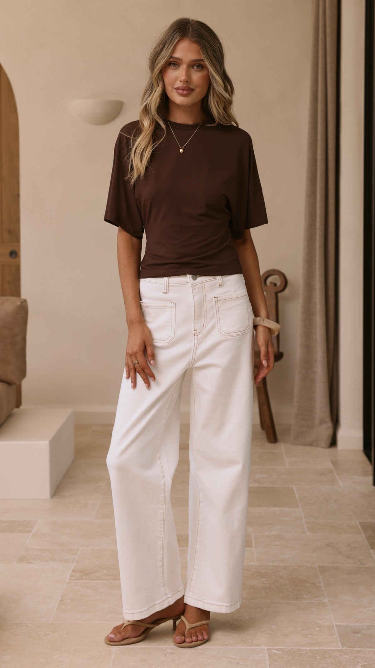 Ailani Top - Chocolate