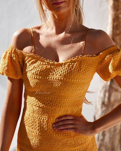 Gabriella Dress - Yellow