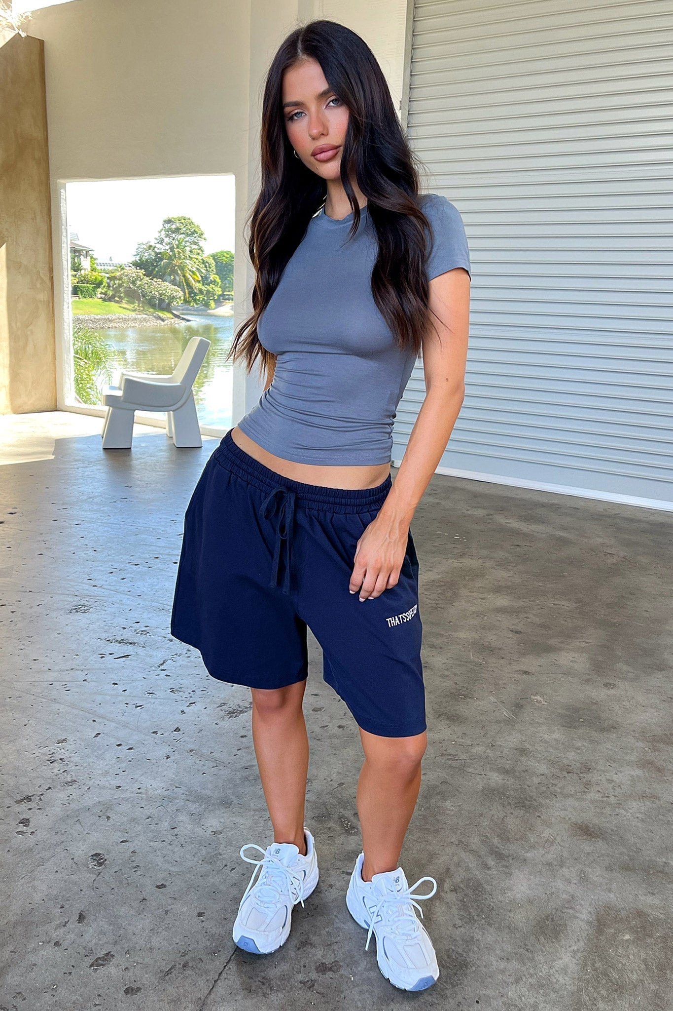 Jaska 3/4 Shorts - Navy