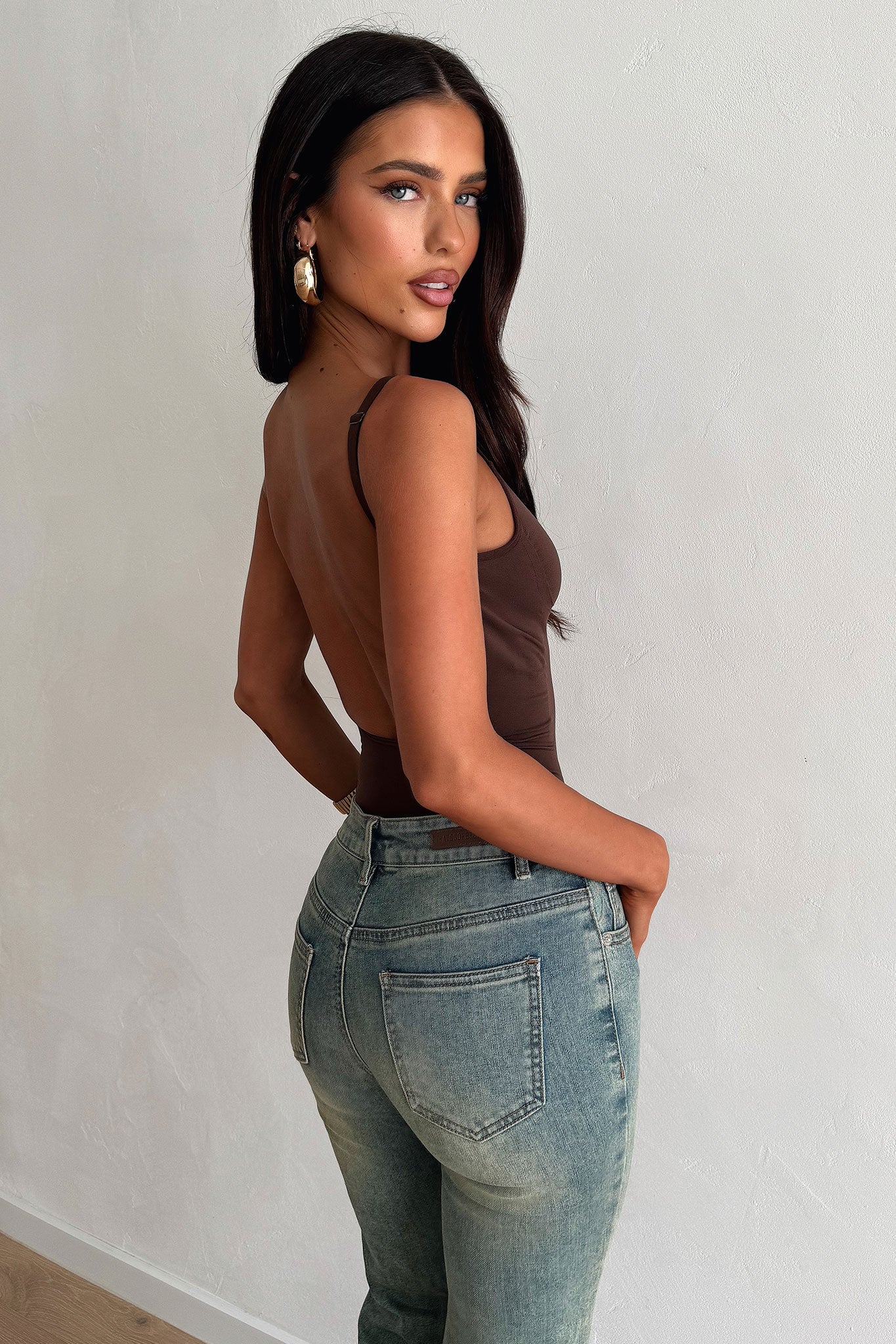 Joella Shapewear Bodysuit - Brown