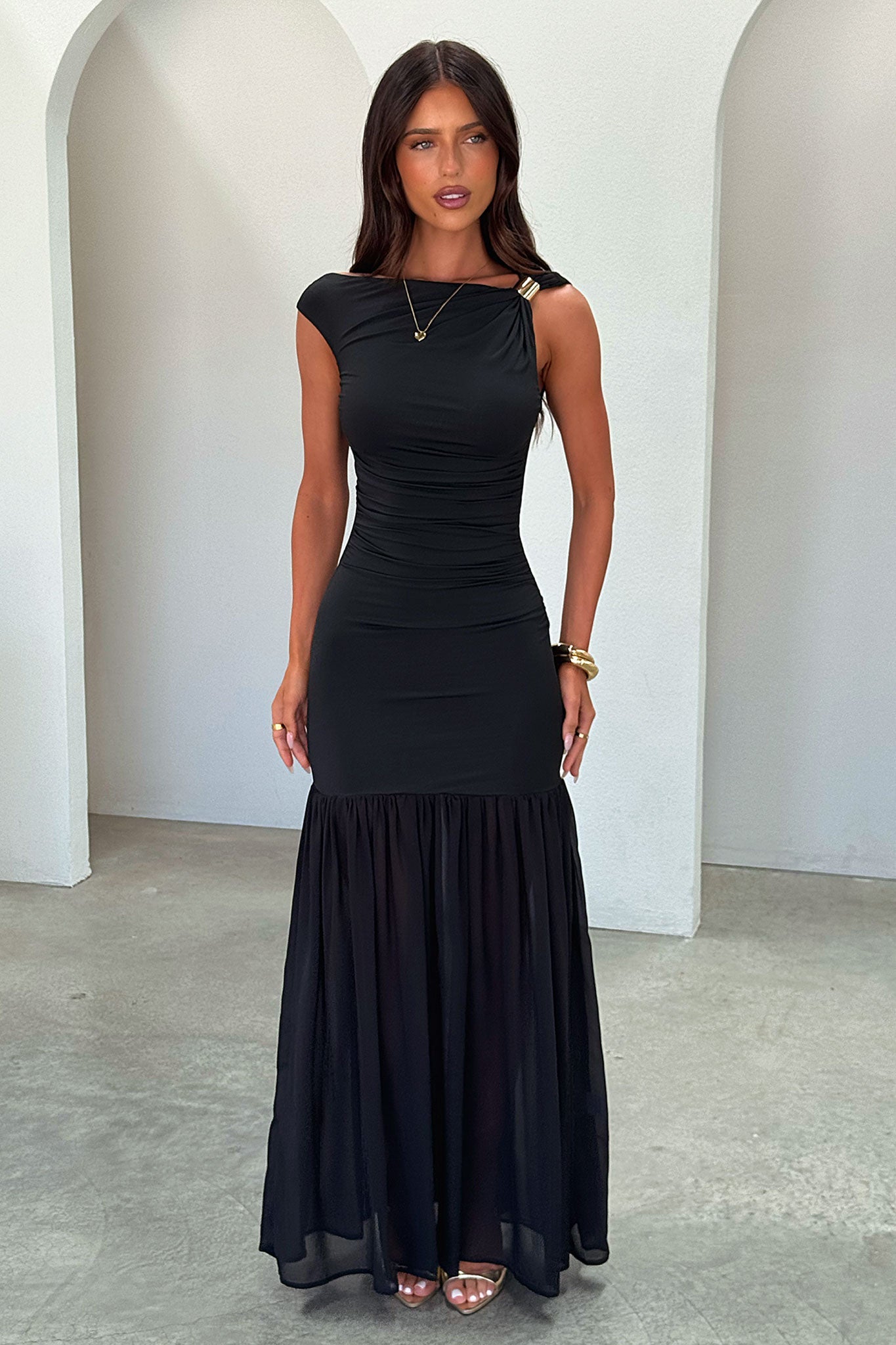 Kalister Maxi Dress - Black