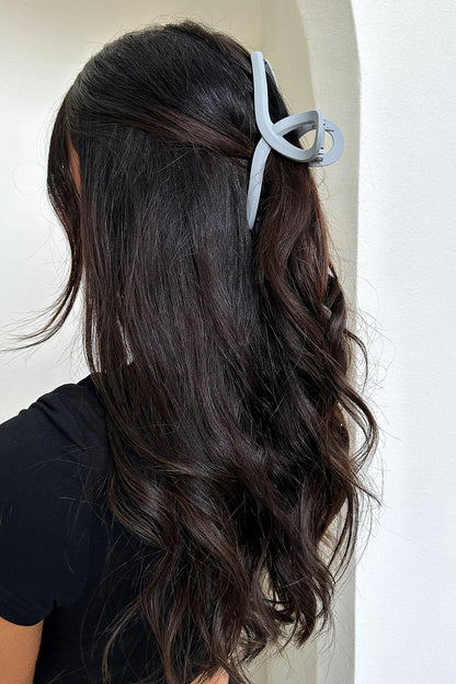 Kayla Claw Clip - Grey