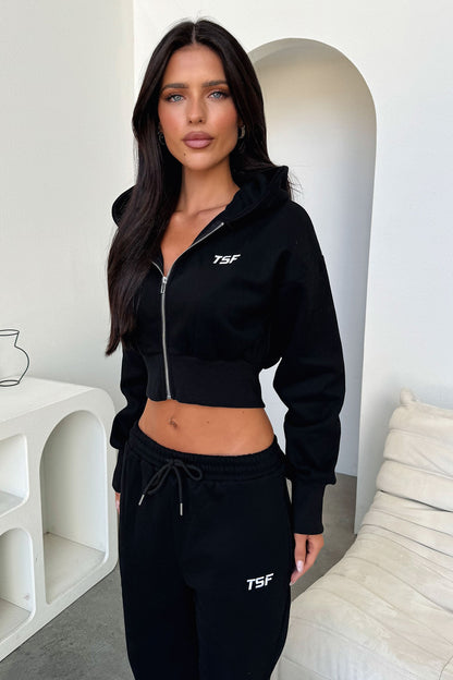 Kaztek Cropped Jacket - Black
