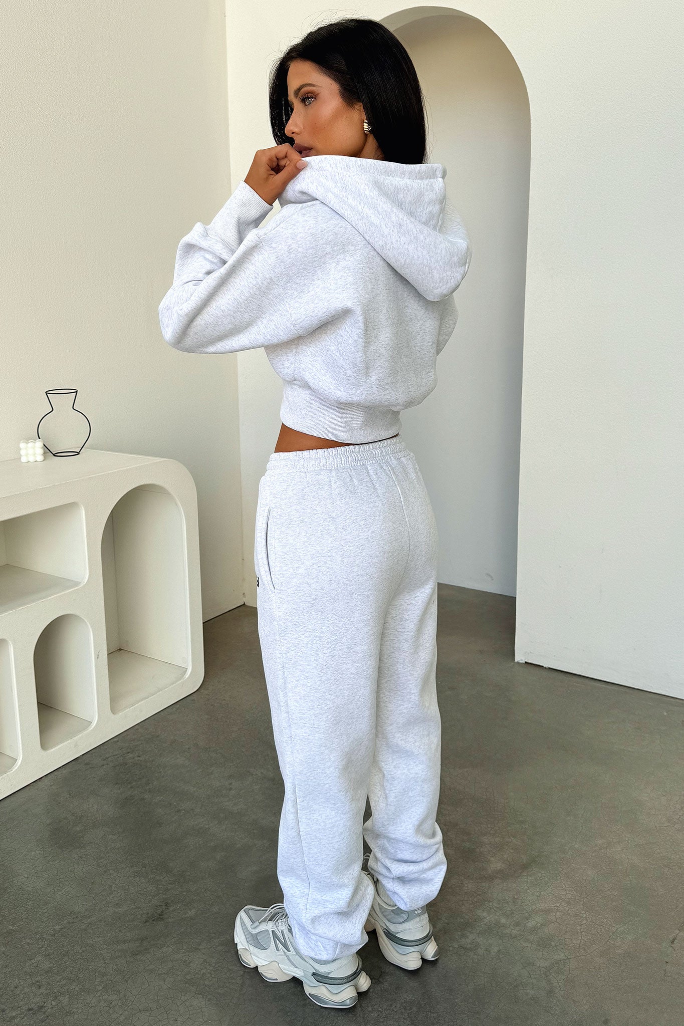 Kaztek Cropped Jacket - Grey