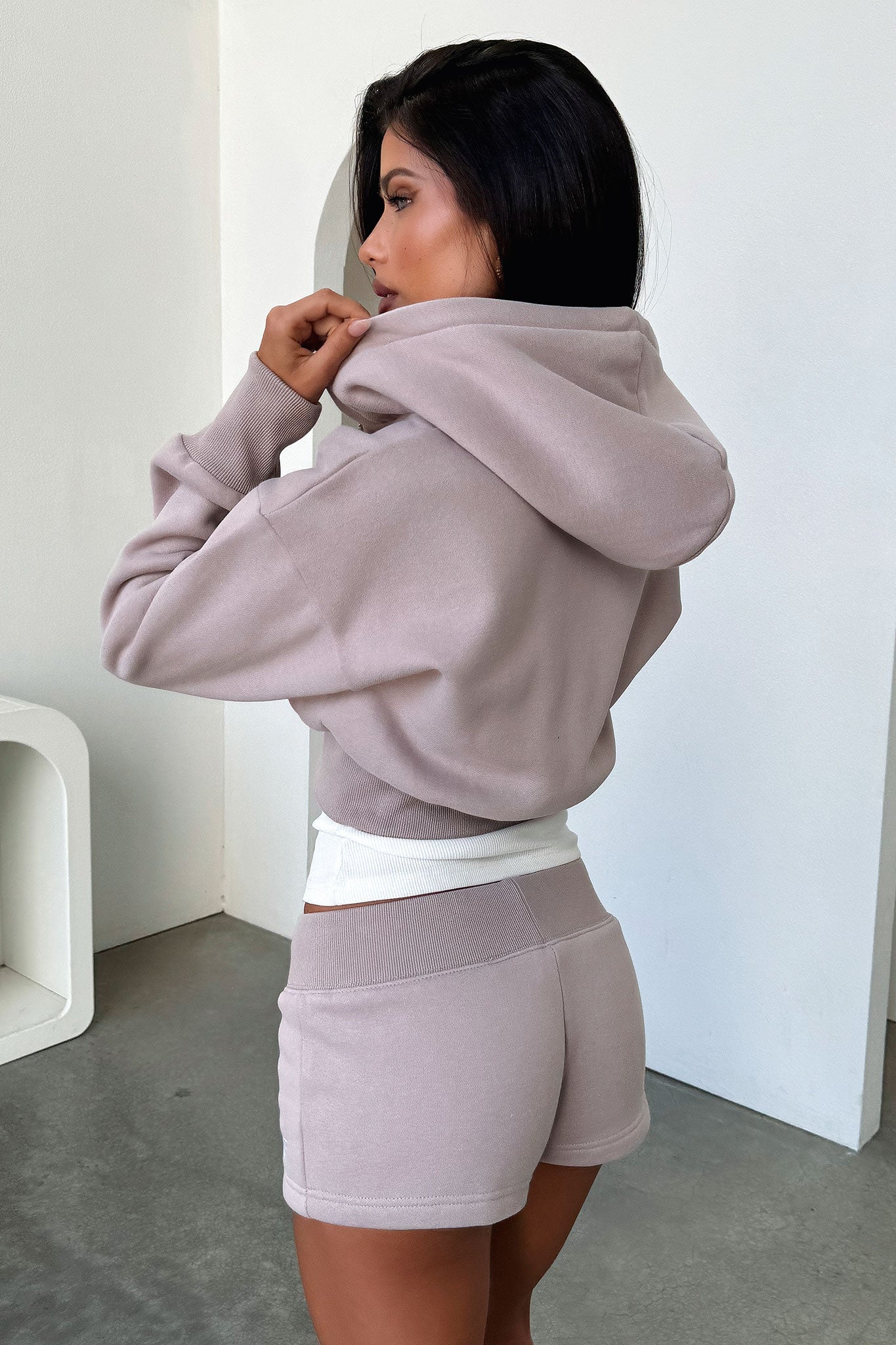 Kaztek Cropped Jacket - Mocha