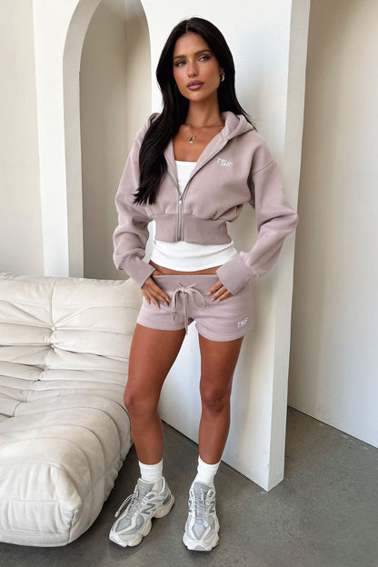 Kaztek Cropped Jacket - Mocha