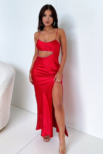 Kiara Maxi Dress - Red