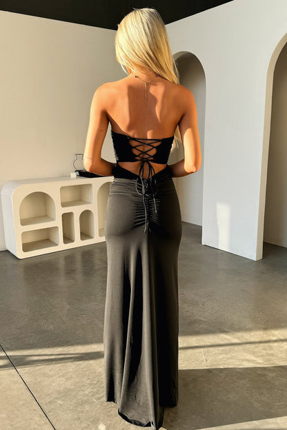 Lahara Maxi Dress - Black