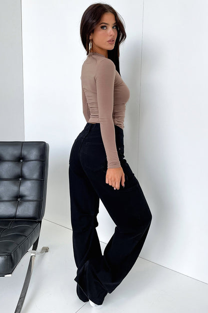 Lemar Long Sleeve Tee - Brown
