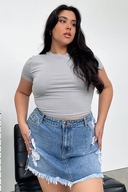 Lemar Baby Tee - Grey