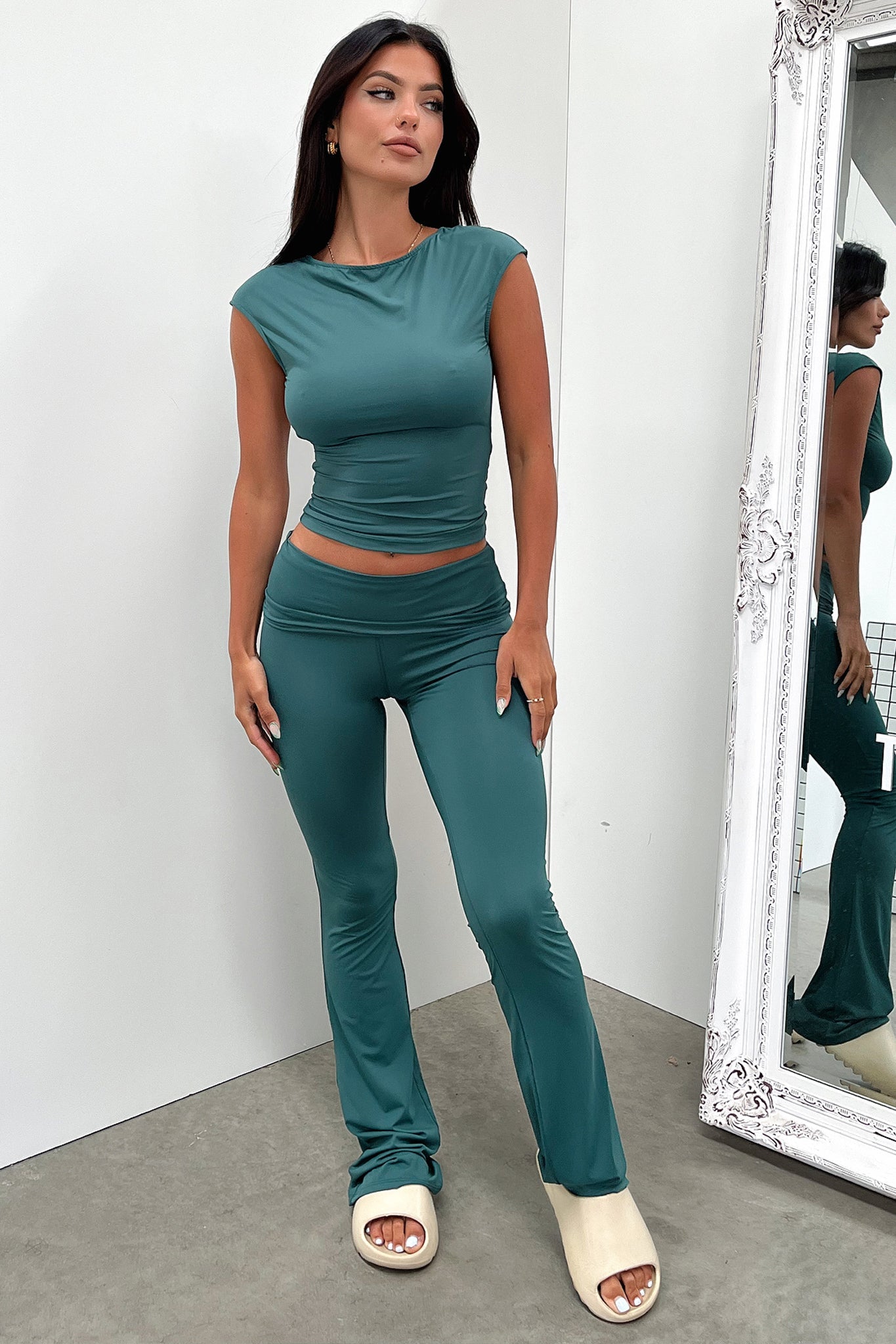Lioness Amelie Pant - Jungle Green