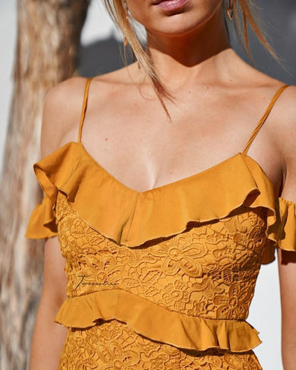 Lizzie Dress - Mustard