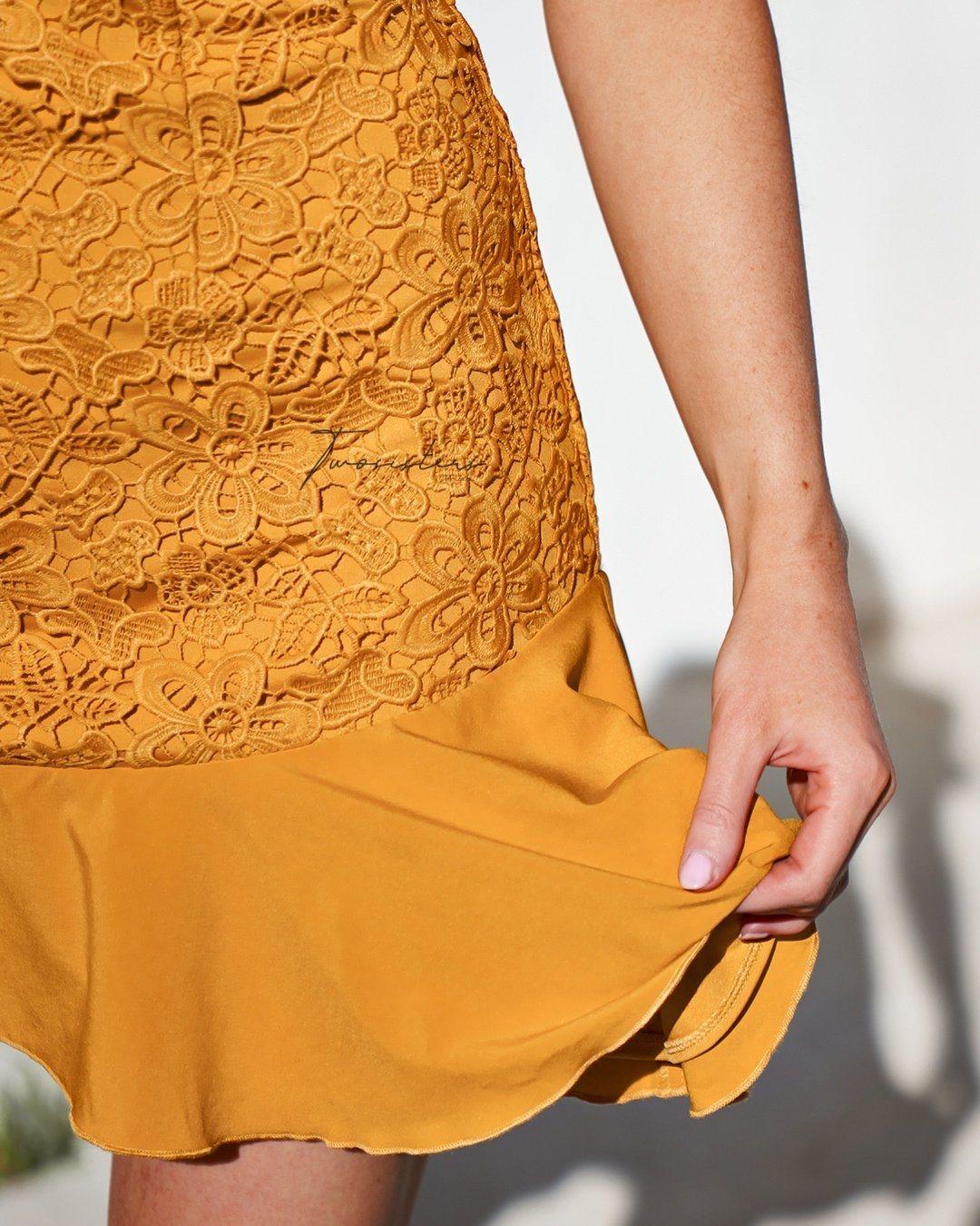 Lizzie Dress - Mustard