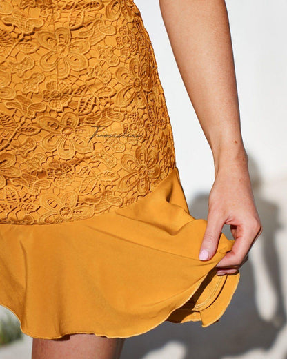 Lizzie Dress - Mustard