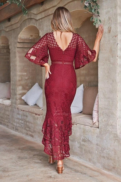Reyna Dress - Red