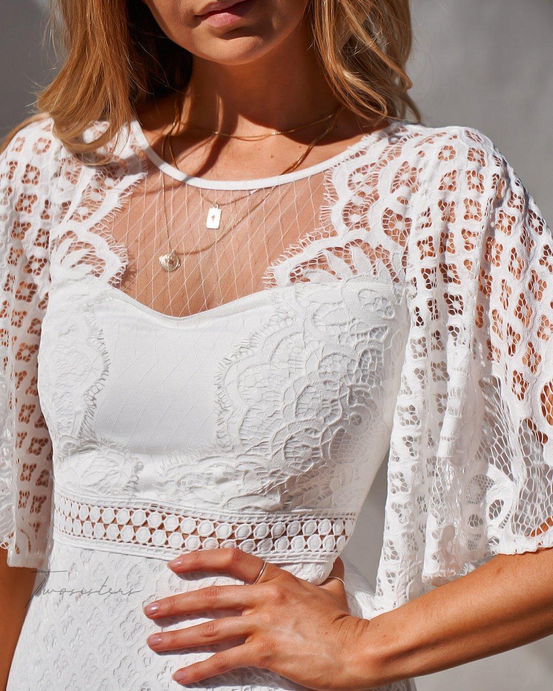 Reyna Dress - White