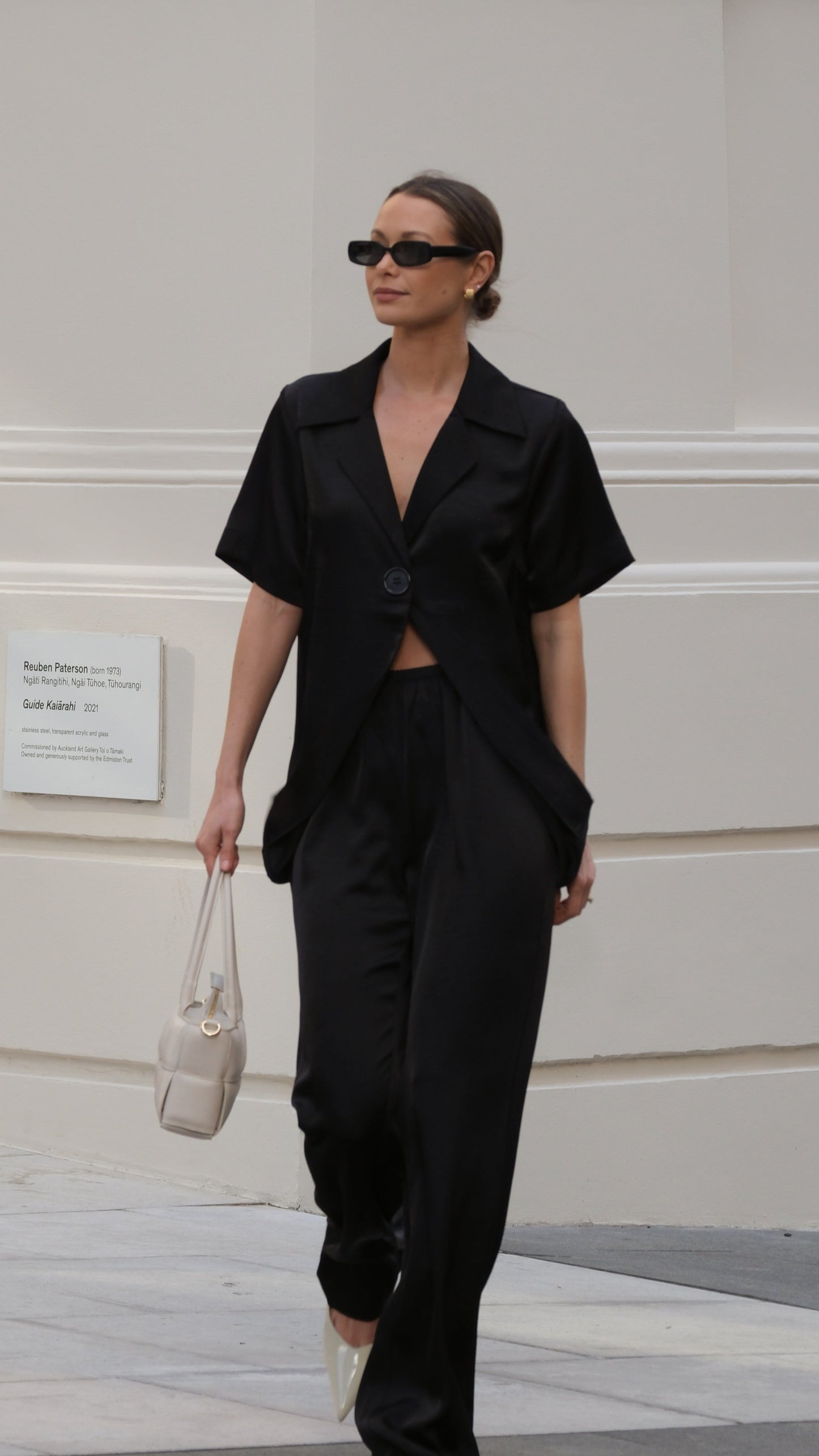 Imogen Button Shirt - Black