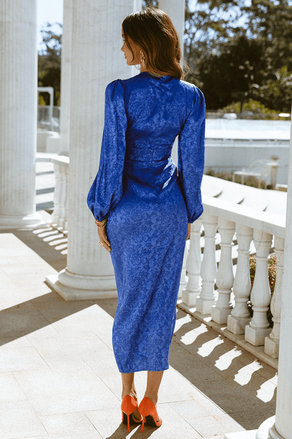 Roxy Midi Dress - Royal Blue