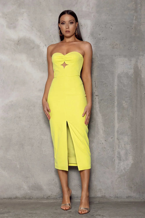 Sarah Dress - Lime