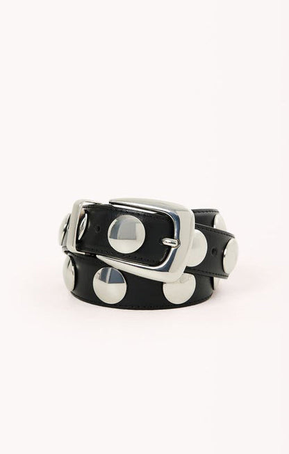Billini Bailey Belt ~ Black/Silver