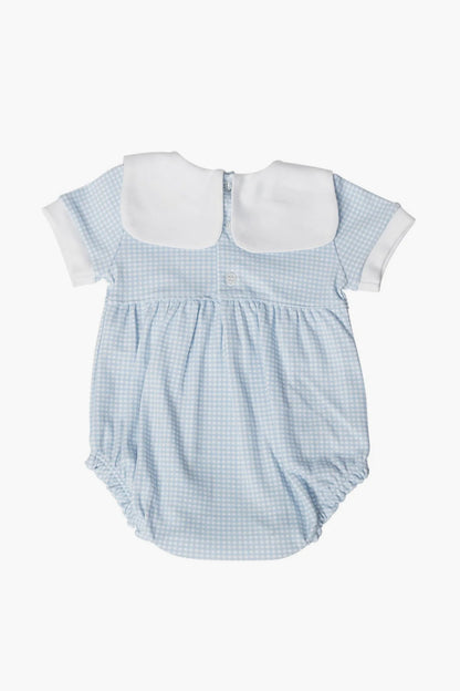 Blue Gingham Baby Bubble