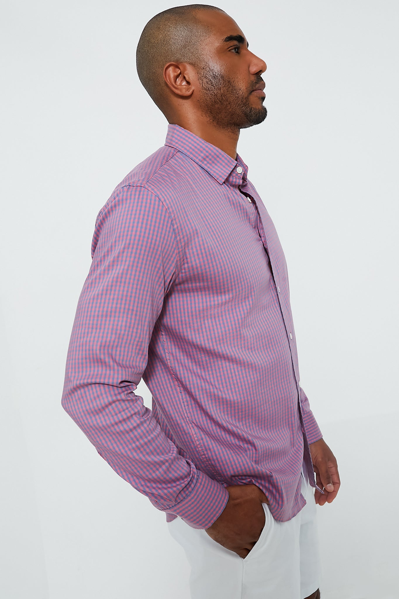 Blue Rose Gingham Movement Shirt
